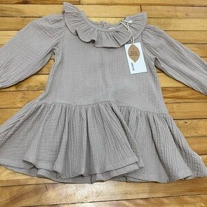 Cotton Gauze Baby Toddler Dress NWT